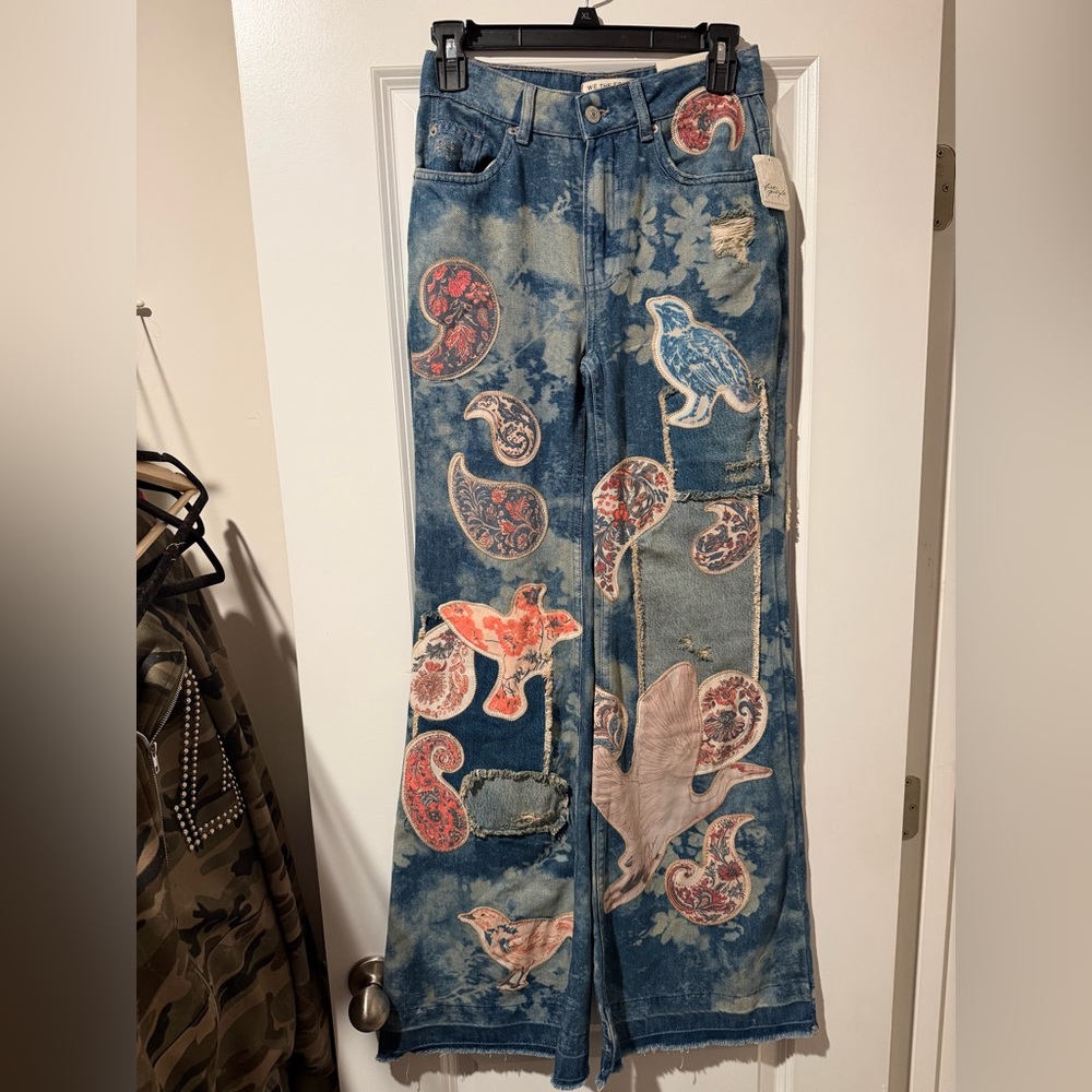 We The Free Flying High Patch Jeans 🔥 Size 24